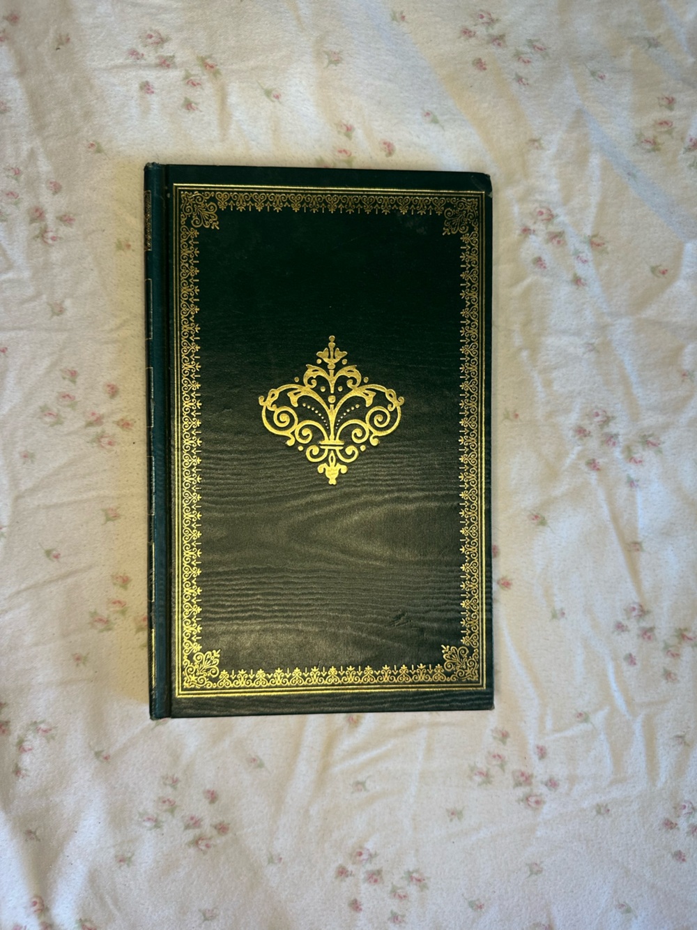 Elegant Dark Green Decorative Notebook